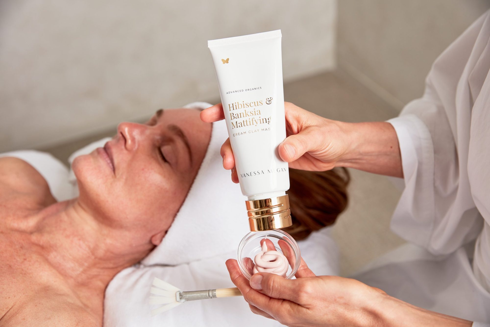Facial cleanse with Eminence Organics